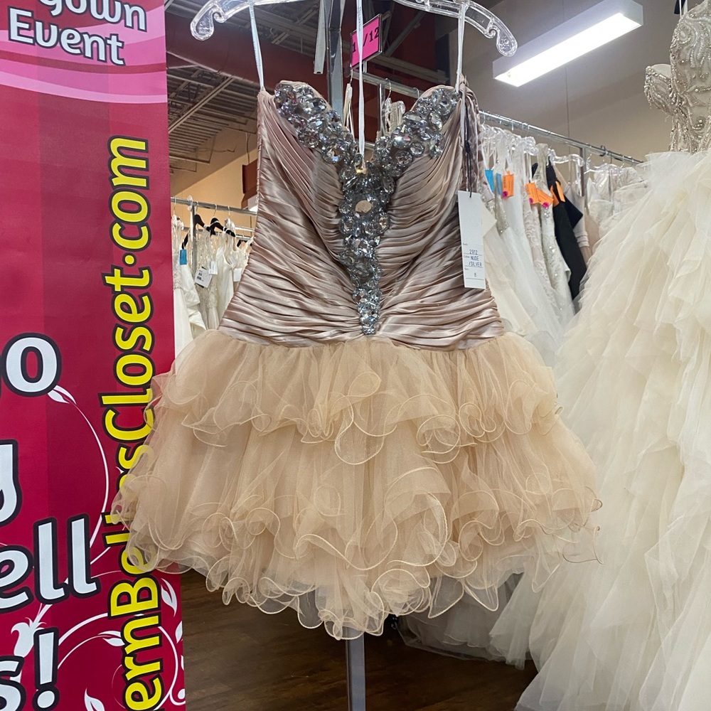 Champagne Sherri Hill cocktail 2912